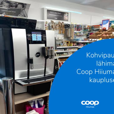 Kohvipaus lähimas Coop Hiiumaa kaupluses