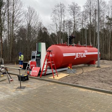 Kõrgessaare tankla ehitustööd on lõppjärgus