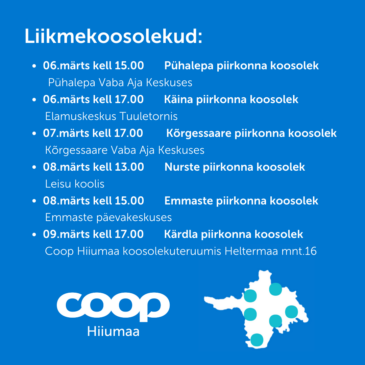 HTÜ liikmete piirkondlikud koosolekud 2023