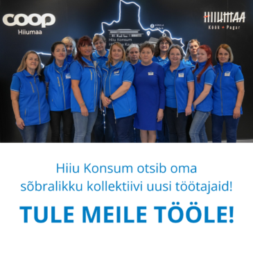 Otsime kollektiivi uusi töötajaid! Tule meile tööle kaupluse asejuhatajaks või müüja-klienditeenindajaks!