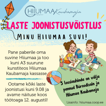Laste joonistusvõistlus “Minu Hiiumaa suvi” on alanud!