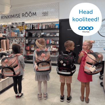Head kooliteed Elisabeth, Miina-Sarah, Saskia ja Mattias!