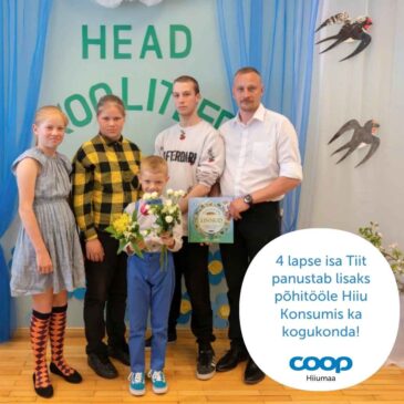 4 lapse isa Tiit jõuab panustada ka kogukonda!