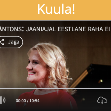 Vikerhommiku saates rääkis jaanipühadest Coop Hiiumaa juhataja Kaja Antons
