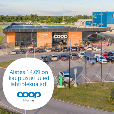 Uued lahtiolekuajad
